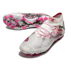 Puma Future 8 White and Pink Artificial Ground AG Football Boot
