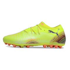 Puma Future 8 Low Cut Yellow and Orange Artificial Ground AG Football Boot