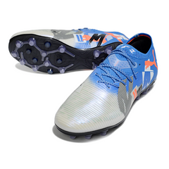 Puma Future 8 Low-Cut White and Blue Artificial Ground AG Football Boot