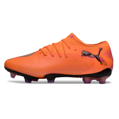Puma Future 8 Low-Cut Orange and Pink Firm Ground FG Football Boot