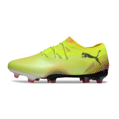 Puma Future 8 Low-Cut Yellow and Pink Firm Ground FG Football Boot