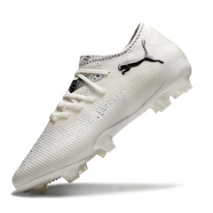 Puma Future 8 Low-Cut White and Black Firm Ground FG Football Boot