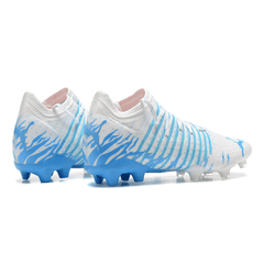 Chuteira Campo Puma Future Z 1.3 FG Branca e Azul - VN Esportes