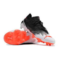 Chuteira Campo Puma Future Z 1.3 FG Preta,Branca e Laranja - VN Esportes