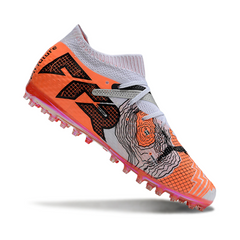 Puma Future 7 White and Orange Multi Ground MG Football Boot
