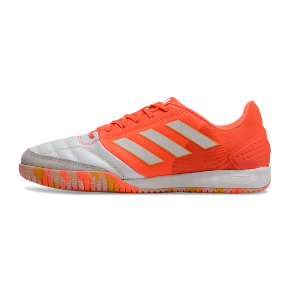 Adidas Competition White and Orange Indoor IC Football Boot