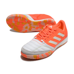 Adidas Competition White and Orange Indoor IC Football Boot