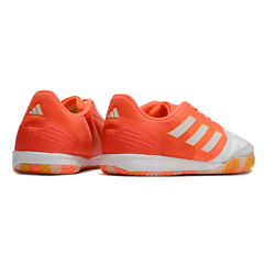 Adidas Competition White and Orange Indoor IC Football Boot