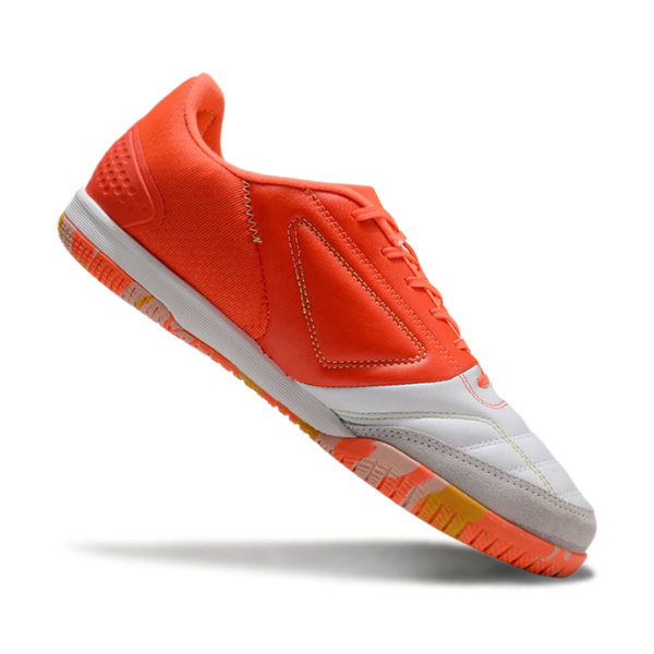 Adidas Competition White and Orange Indoor IC Football Boot