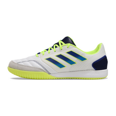 Adidas Competition Top White/Blue/Green Indoor IC Football Boot