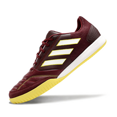 Adidas Competition Top Burgundy and Yellow Indoor IC Football Boot