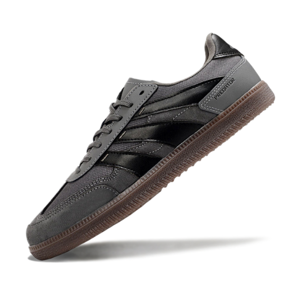Adidas Predator 24 League Low Grey and Black Indoor IC Football Boot