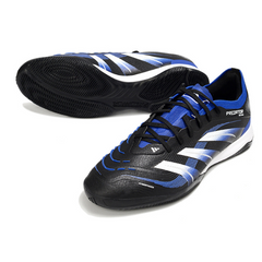 Adidas Predator 25 Elite Black, Blue, and White Indoor IC Football Boot