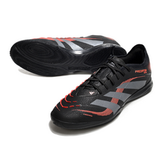 Adidas Predator 25 Elite Black and Red Indoor IC Football Boot