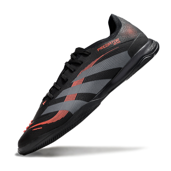 Adidas Predator 25 Elite Black and Red Indoor IC Football Boot