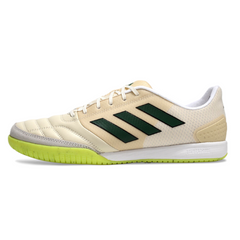 Adidas Competition Beige and Green Indoor IC Football Boot