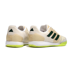 Adidas Competition Beige and Green Indoor IC Football Boot