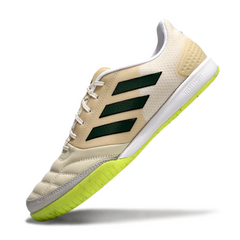 Adidas Competition Beige and Green Indoor IC Football Boot