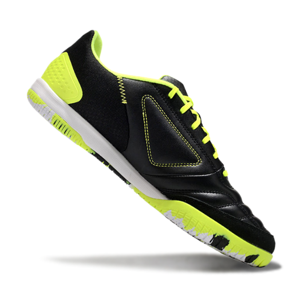 Adidas Competition Top Black and Green Indoor IC Football Boot