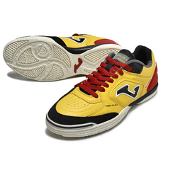 Joma Top Flex Rebound Yellow, Black, and Red Pack Indoor IC Football Boot