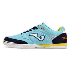 Joma Top Flex Rebound Light Blue and Yellow Indoor IC Football Boot
