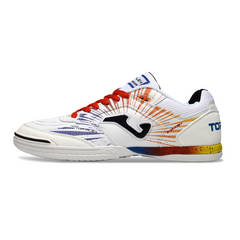 Joma Top Flex Rebound White, Blue, Orange Indoor IC Football Boot