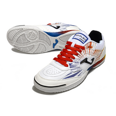 Joma Top Flex Rebound White, Blue, Orange Indoor IC Football Boot