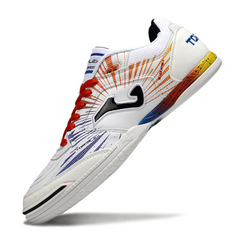 Joma Top Flex Rebound White, Blue, Orange Indoor IC Football Boot