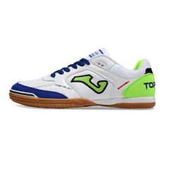 Joma Top Flex Rebound White Blue Green Indoor IC Football Boot