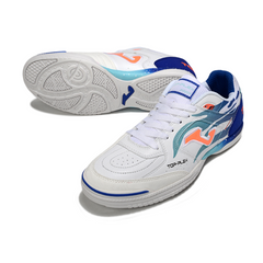 Joma Top Flex Rebound White and Blue Indoor IC Football Boot