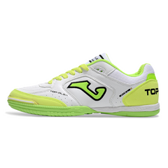 Joma Top Flex Rebound White and Green Indoor IC Football Boot