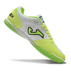Joma Top Flex Rebound White and Green Indoor IC Football Boot