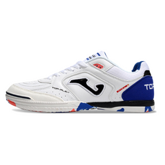 Joma Top Flex Rebound White, Blue, and Red Indoor IC Football Boot