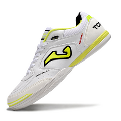 Joma Top Flex Rebound White and Yellow Indoor IC Football Boot