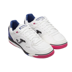 Joma Top Flex Rebound White/Blue/Pink Indoor IC Football Boot