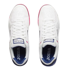 Joma Top Flex Rebound White/Blue/Pink Indoor IC Football Boot
