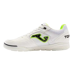 Joma Top Flex Rebound White, Black, and Green Indoor IC Football Boot