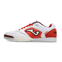 Joma Top Flex Rebound White and Red Indoor IC Football Boot