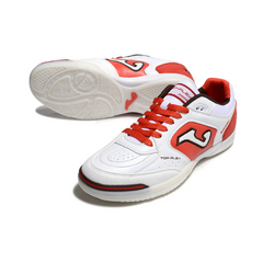 Joma Top Flex Rebound White and Red Indoor IC Football Boot