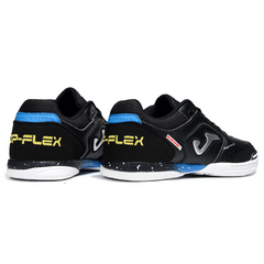 Joma Top Flex 24 Black and Blue Indoor IC Football Boot