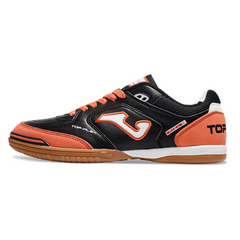 Joma Top Flex Rebound Black and Orange Indoor IC Football Boot