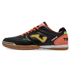 Joma Top Flex Rebound Black and Orange Indoor IC Football Boot