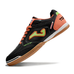 Joma Top Flex Rebound Black and Orange Indoor IC Football Boot