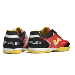 Joma Top Flex Rebound Black, Red and Yellow Indoor IC Football Boot