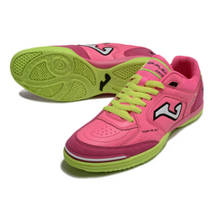 Joma Top Flex Rebound Pink and Green Indoor IC Football Boot