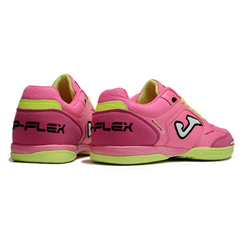Joma Top Flex Rebound Pink and Green Indoor IC Football Boot