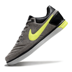 Nike5 Street Gato Grey and Green Indoor IC Football Boot