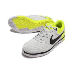 Nike Gato Grey and Green Indoor IC Football Boot