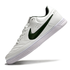Nike 5 Street Gato White and Green Indoor IC Football Boot