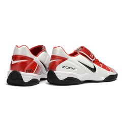 Nike Air Zoom Total 90 III White and Red Indoor IC Football Boot